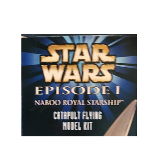 1999 Star Wars Naboo Royal Starship Catapult Flying Model Kit - Picture 2 of 9